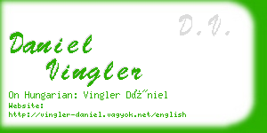 daniel vingler business card
